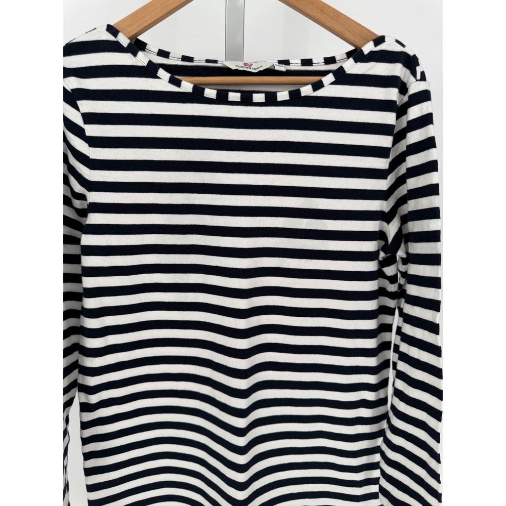 Vineyard Vines Women's Striped Long Sleeve T Shirt Dress Size S - Picture 4 of 10